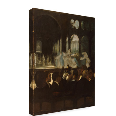 « the ballete from robert le diable » par edgar degas, reproduction de peinture à l’huile sur toile tendue