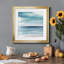 «Blue Silver Shore II», reproduction d'art sur papier encadrée-1713083516-1713083507