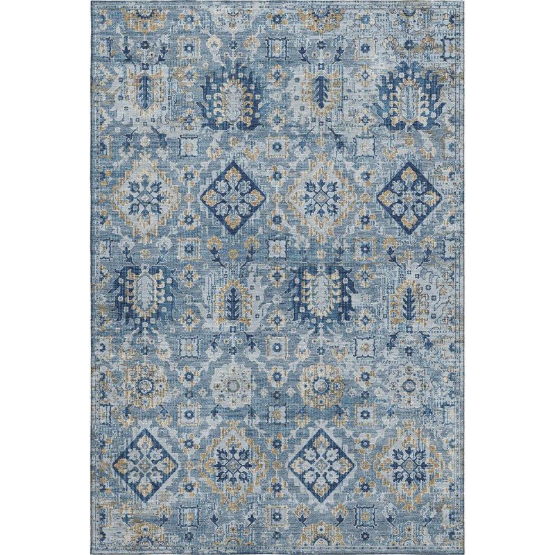 Premium Machine Washable Ariel Global Rug, Rectangle 10' x 14'