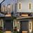 2 Pack Long Outdoor Porch Wall Light, 32Inch Oval Modern LED Wall Sconce, IP65 Waterproof, 3000K/3500K/4500K/5000K/6000K, 28W, Exterior Linear Lighting Fixture For Patio, Yard, Garage, Balcony-121833918-121833916