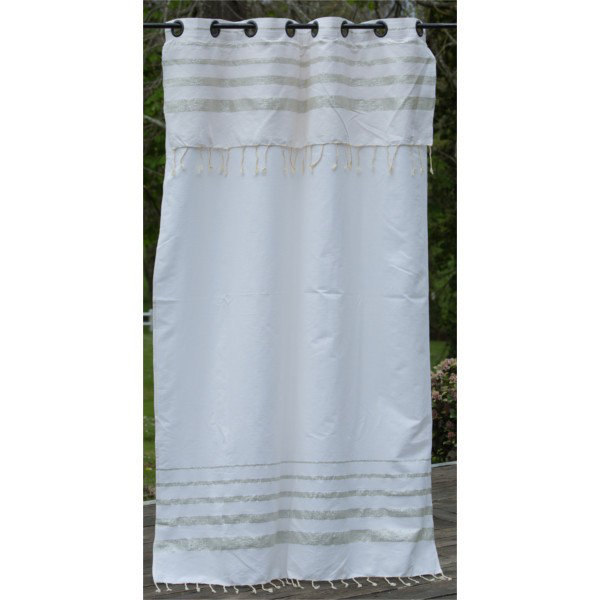 Kissimmee Single Curtain, 140 W x 240 D cm, Blue