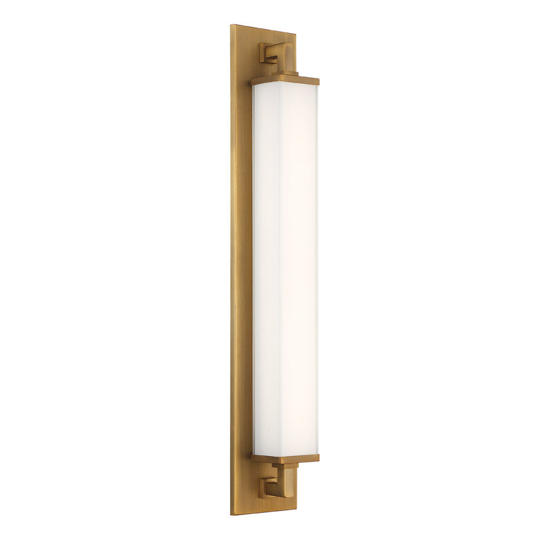 Plafonnier encastré à intensité variable 1 lumière DEL Gatsby, Bronze vieilli