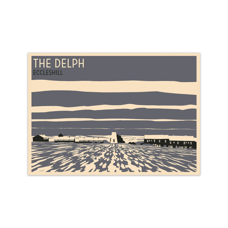 The Delph, Eccleshill by Richard O'Neill - Print, 42cm H x 59cm W x 1cm D, Unframed