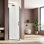 Pivot Swing Single Glass Panel Shower Door 34 In.W X 72 In.H