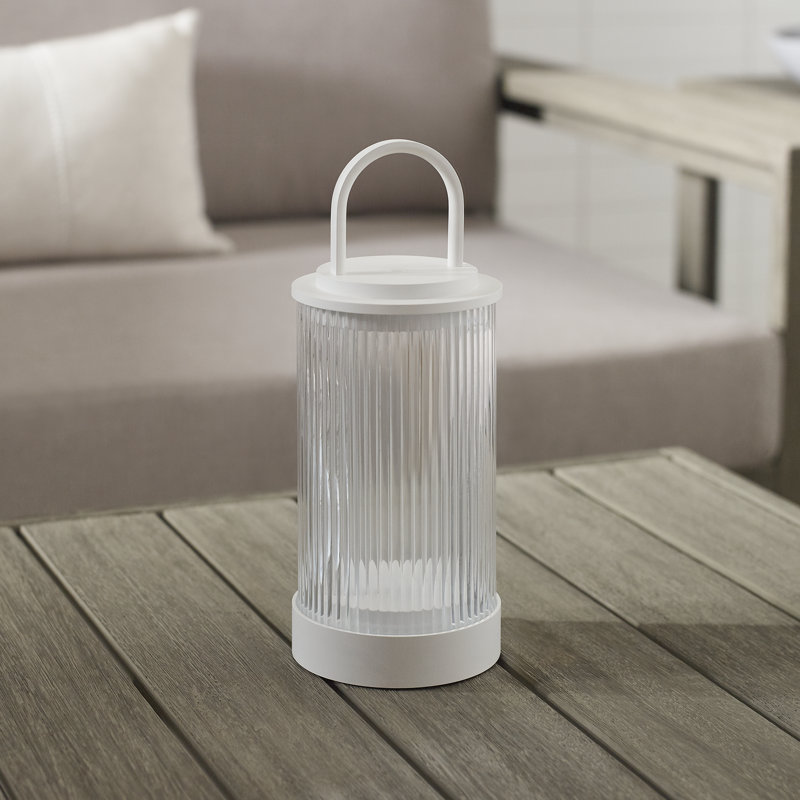 Tawa Accent Rechargeable Table Lamp, Matte White