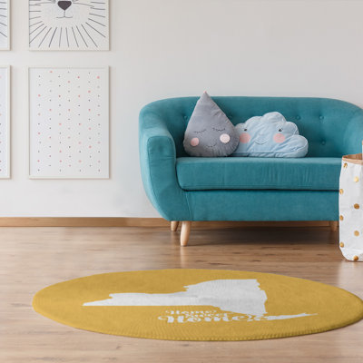 Tapis de vinyle en polyester de la maison doux