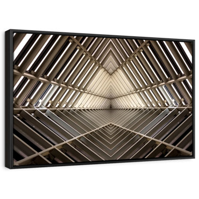 Mirror Image Architecture Canvas Print