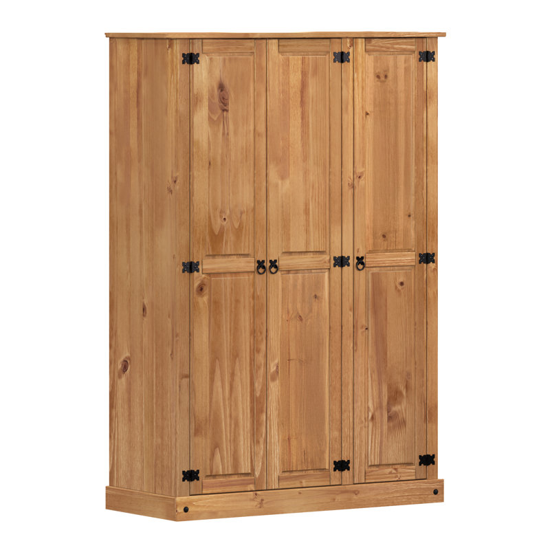 Bridewell 3 Door Solid Wood Wardrobe