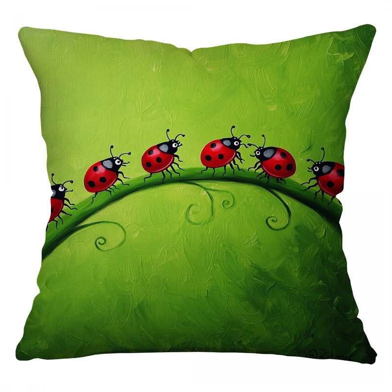 Coussin Ladybugs, Carré 20 po