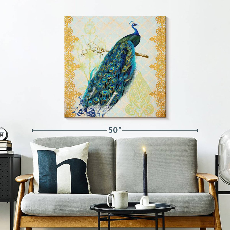 Brampt Beautiful Peacock, 30'' H x 30'' W