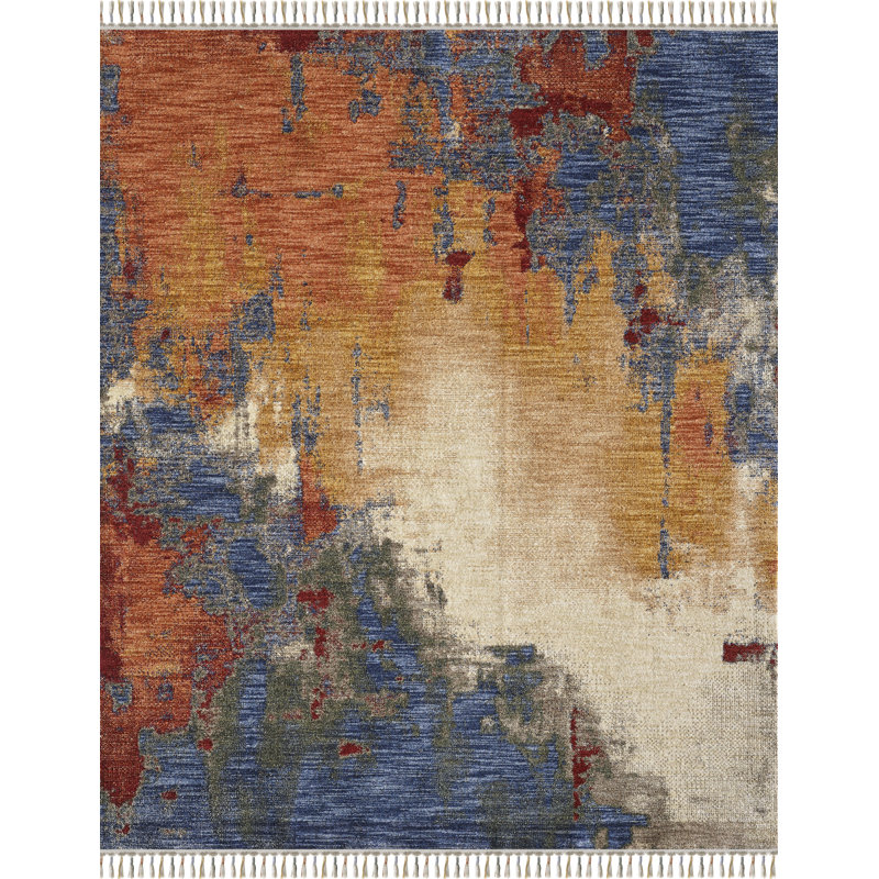 Dovidio Abstract Indoor Rug, Rectangle 5' x 7'