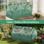 Lit de jardin surélevé 6x3x3 pi avec mini serre Aoodor, ensemble de jardinière en PE avec fenêtres-120341763