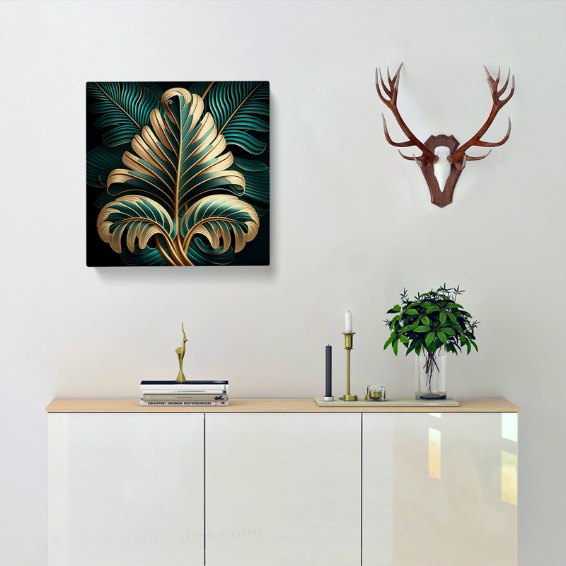 Modern Wall Art - Wrapped Canvas, 35cm H x 35cm W x 3cm D