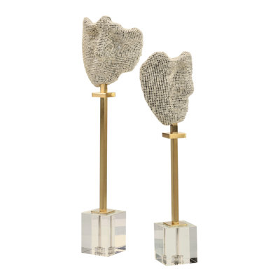 Sculptures à expression fracturée, ensemble de 2