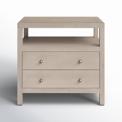 Celine 28" Acacia Nightstand