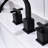 Widespread Bathroom Faucet with Drain Assembly-88407428