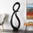 Refrenshire Aluminum Tall Looped Floor Abstract Sculpture-2072809157