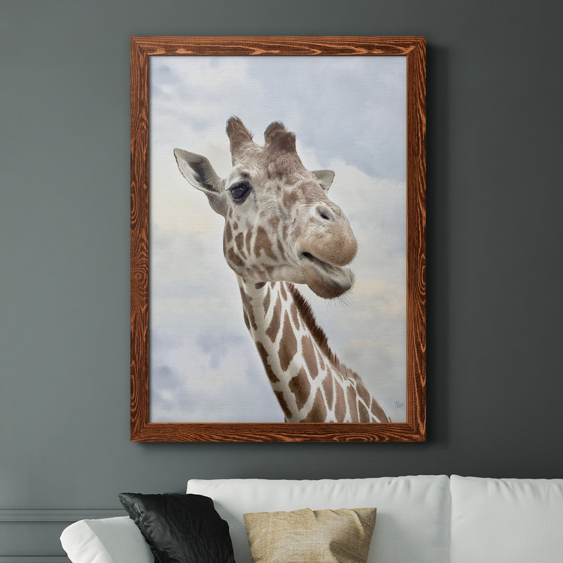 Smiley - Cadre photo, impression sur toile, H 44 po x l 31 po x P 1 po, Cadre en érable