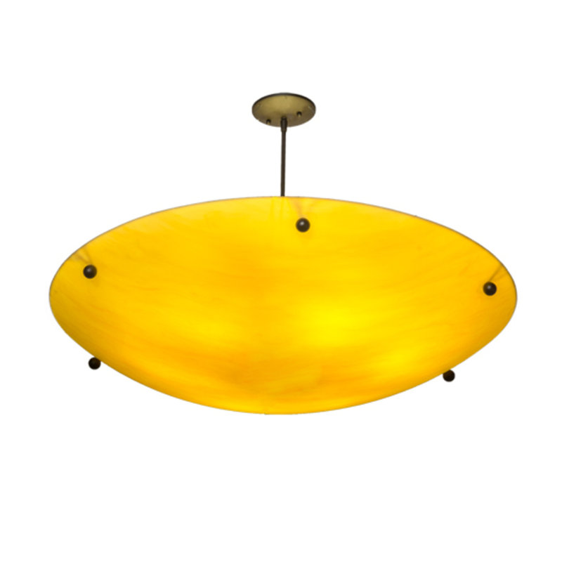 Luminaire suspendu en bronze huilé à 6 lumières Tahana