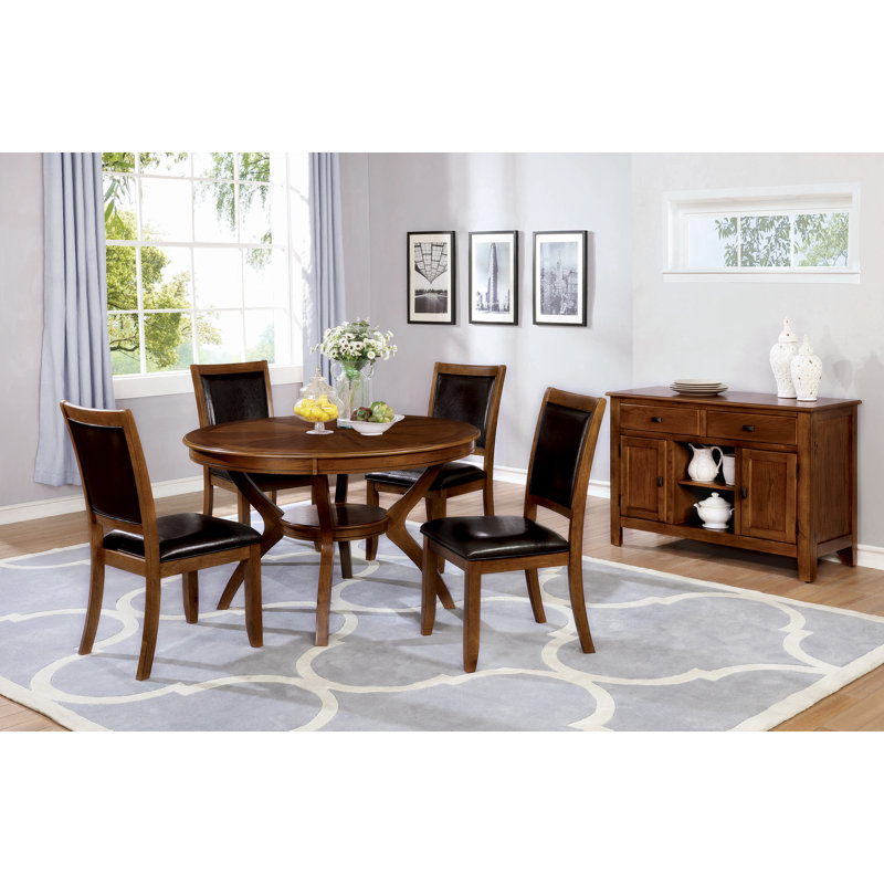 Chaise d’appoint en brun foncé James