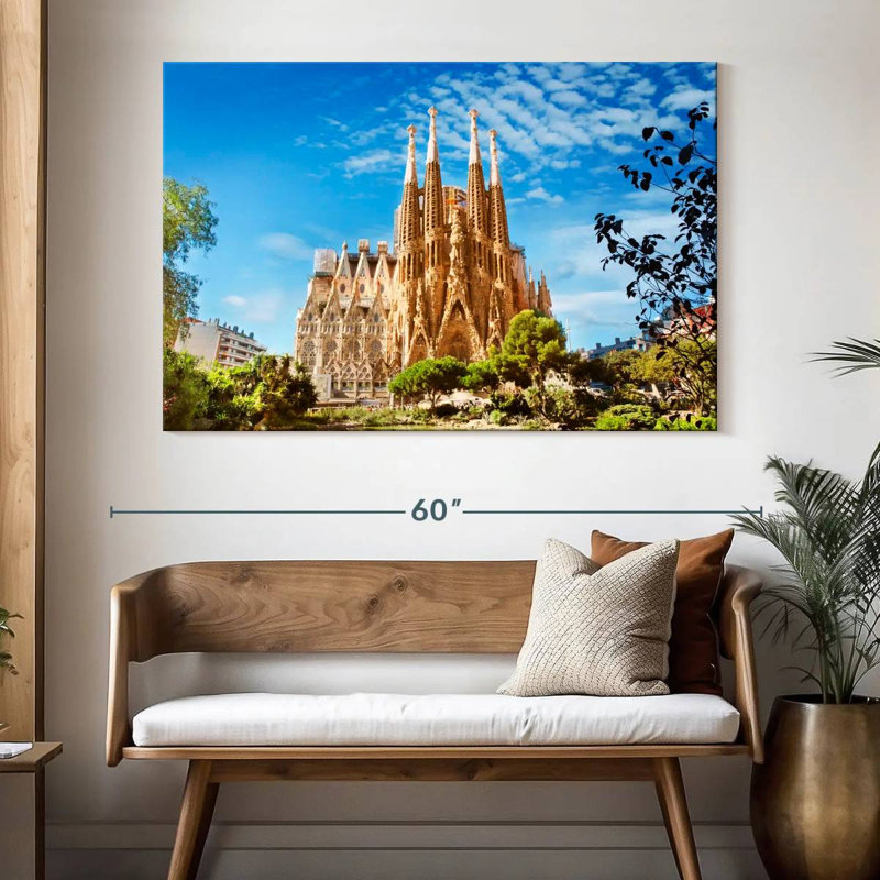 Église R camion Sagrada Familia, H 34 po x l 51 po