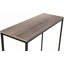 Console de 31 pouces (style industriel moderne, design rétro, bureau, salon, mobilier de bureau, brun)
