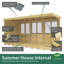 5ft x 20ft Apex Summer House