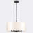 Elynore 6 - Light Dimmable Chandelier Dining Room Light Fixture Drum Light Kitchen Lights Ceiling Hanging Modern Chandelier