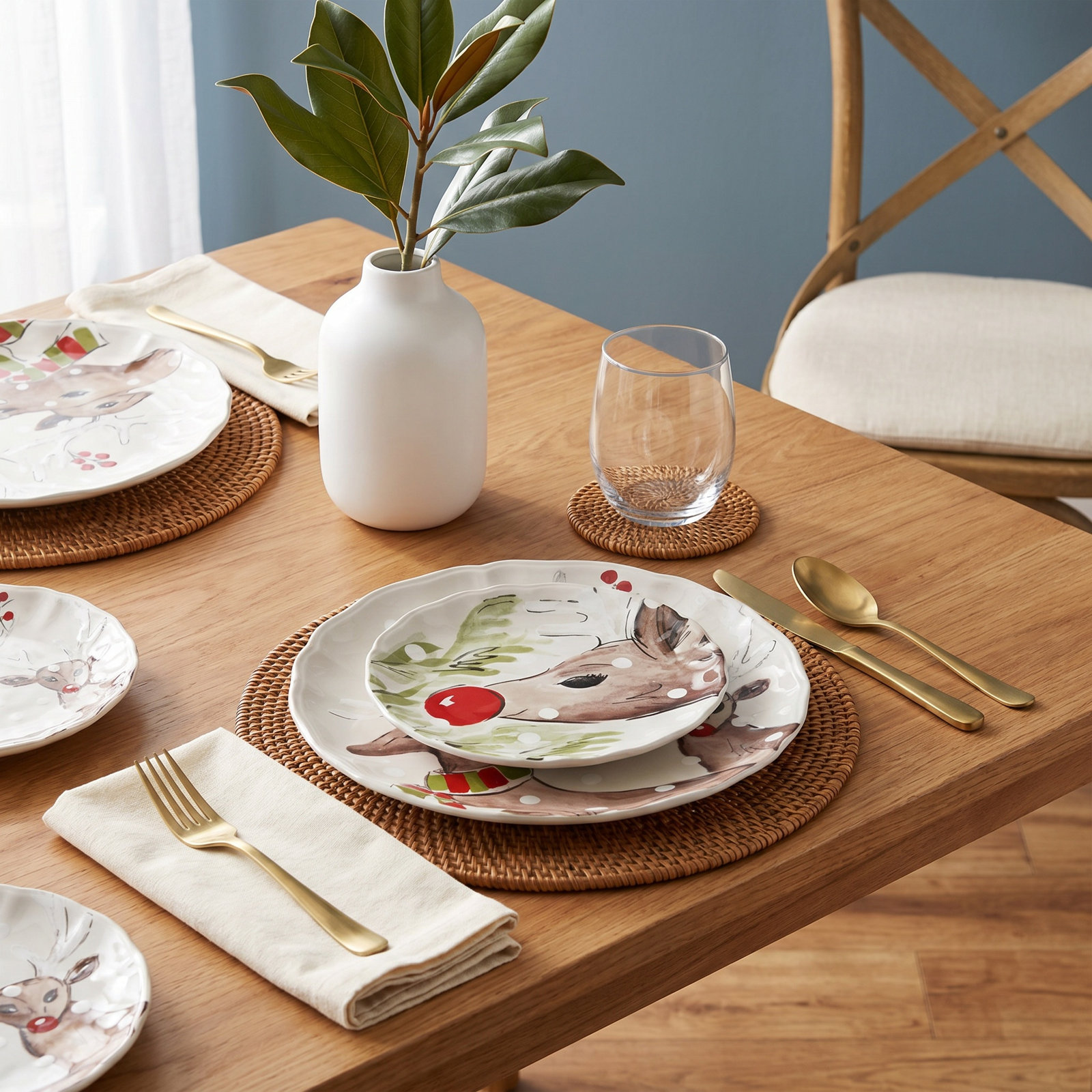 Deer Friends 9" Salad Plate