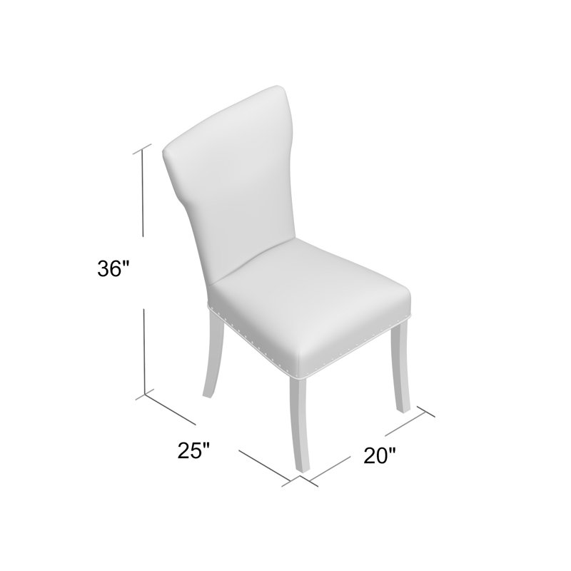 Chaise parsons rembourrée en lin Canonbury Carleton, Chameau