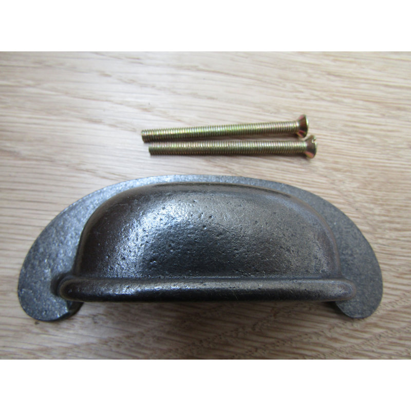 Lipped Rear Fix Cup Pull Handle Antique Iron