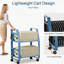 Chariot de chargement mobile pour 32 ordinateurs portables et tablettes jusqu'à 15,6 pouces avec roulettes pivotantes