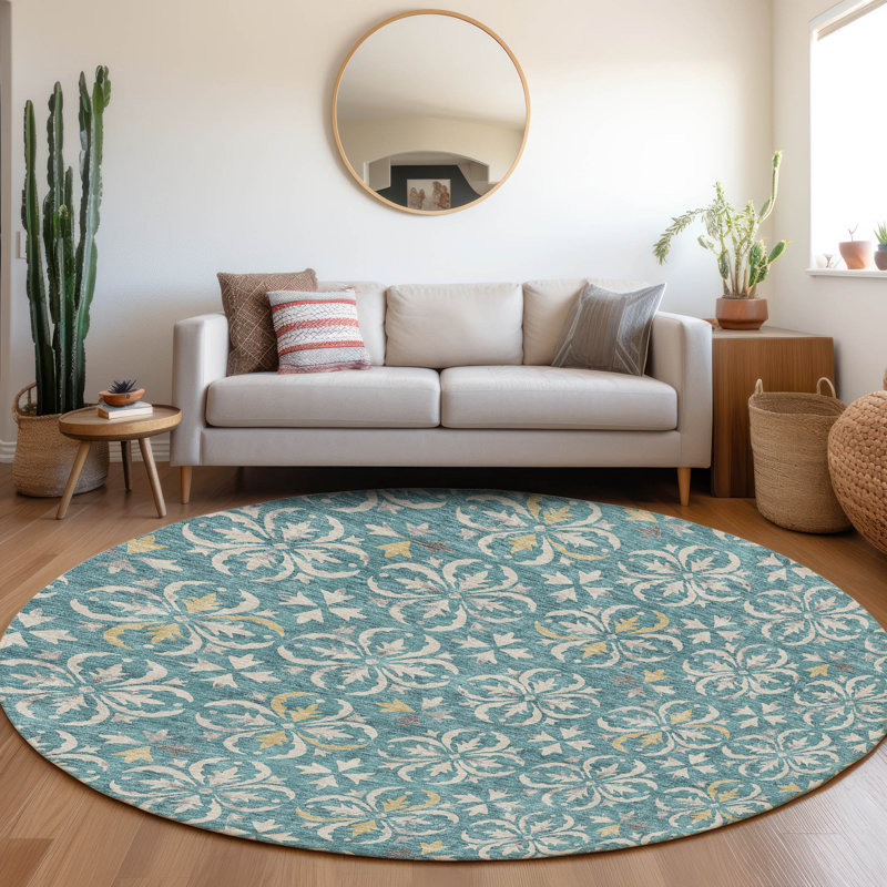  Maliana Area Rug, Round 8'