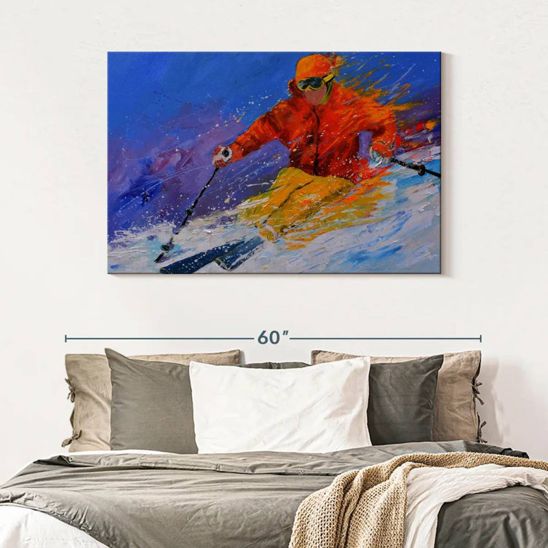 Sireci Expert Skiing, 32" H x 48" W
