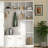 Farmhouse Elegant Hall Tree with 4 Side Cabinets, All-in-One Mudroom Furniture with Adjustable Shelves & Open Cubbies, Beadboard Entryway Bench with Coat Rack & 5 Hooks for Hallway-468642294