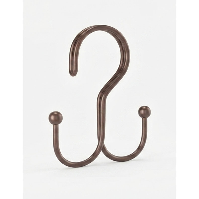 Crochets de rideau de douche Jamarl, Bronze