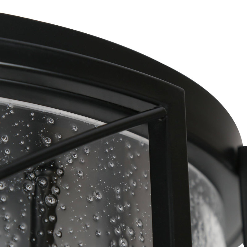 Lateefah Glass Flush Mount