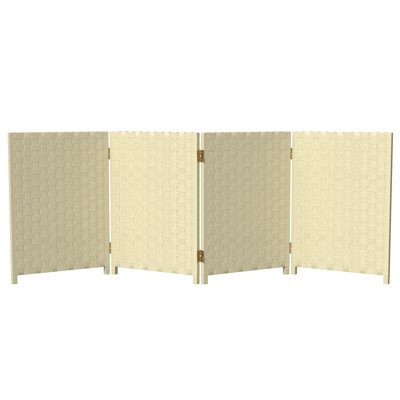 Akrivi 2 Ft. Short Woven Fiber Folding Screen