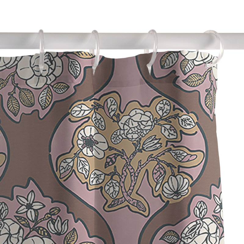 Rideau de douche Marta Barragan Camarasa, Brun floral 36