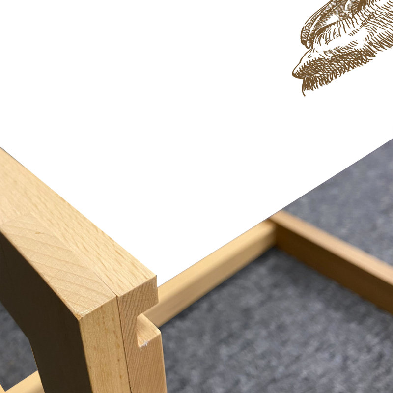 Jahkhi Sled Coffee Table, 40cm H x 91cm W x 62cm D
