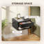 37cm W Manufactured Wood Bedside Table