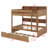 Bunk Bed Frame with Trundle and Built-in Storage Shelves-1782665729-1782665732