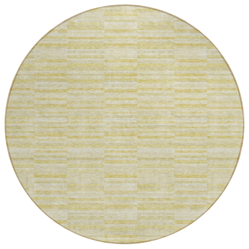 Tapis extérieur lavable rayé 8 pi