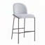 Tabouret de bar rembourré en métal-1885491215