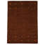 Handwoven Wool Gabbeh Uni Brown Rug-60831664