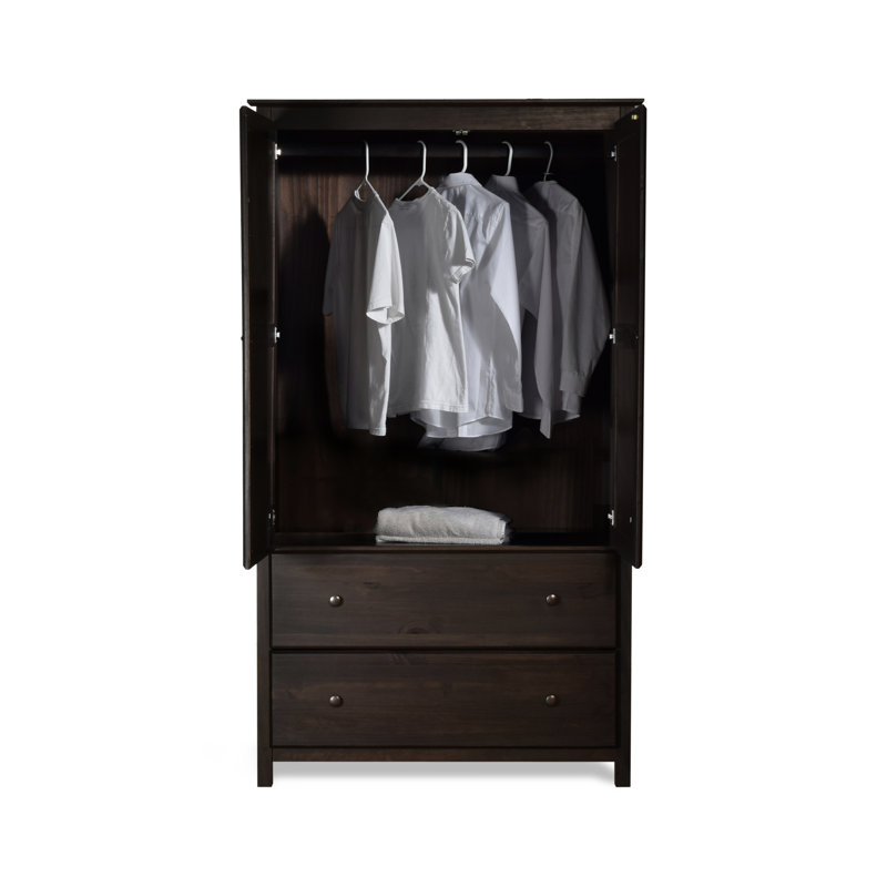 Armoire garde-robe Shaker, Espresso