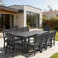Ensemble repas 11 pièces pour piscine extérieure, jardin et pelouse.-1344877724