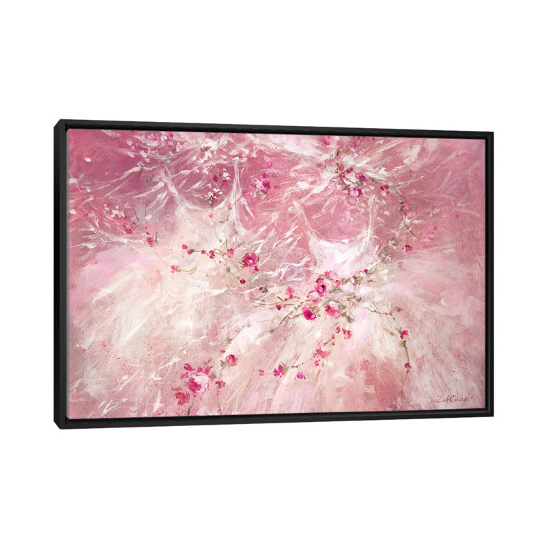 « soeurs », peinture sur toile, H 18 po x l 26 po x P 1,5 po, Toile avec cadre noir, Pas de tapis