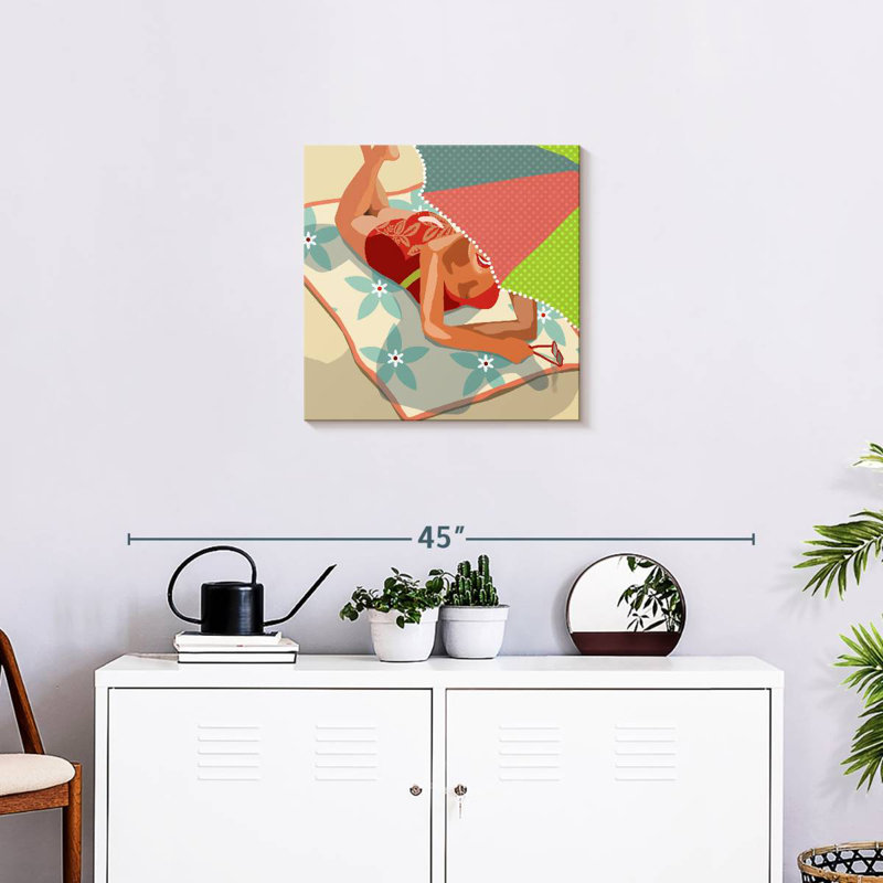 Adeliza Beach Beauty II, H 20 po x l 20 po