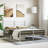 Metal Bed Frame with Headboard & Slats, No Mattress, Easy Assembly-116091939-116091935